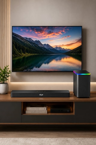 Hepu Hp-tv06 180w 2.1 Ch Kablosuz Subwoofer Soundbar Ev Sinema Sistemi - Bluetooth, Hdmı Arc, Optik