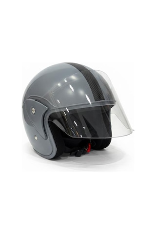 Çakay Kask Çene Açık Kask Gri