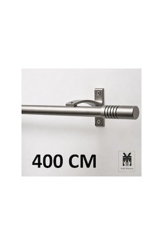 İnox Füme Alüminyum Tek Kanallı Rustik - Dekoratif Rustik İnox400cm - 891566114 İnox400cm