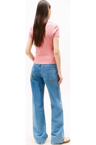 Tommy Jeans Kadın Tişört Dw0dw20913 Pembe