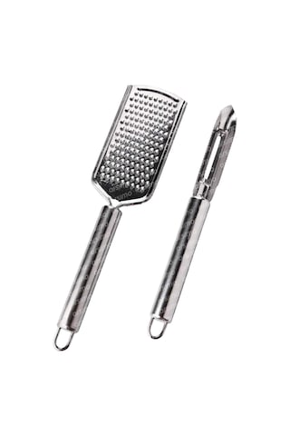 2'li Rende Ve Soyacak Seti Paslanmaz Metal Rende Soyacak Set Diğer