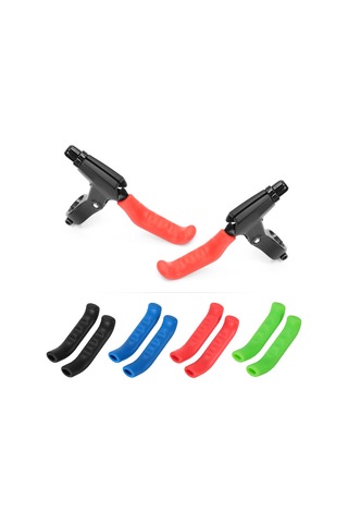 Reedark Bisiklet Fren Kolu Koruyucu Kılıfı Silikon, Dağ Yollu Yolları İçin Antikayma, Rahat Tutuş, Yeşil