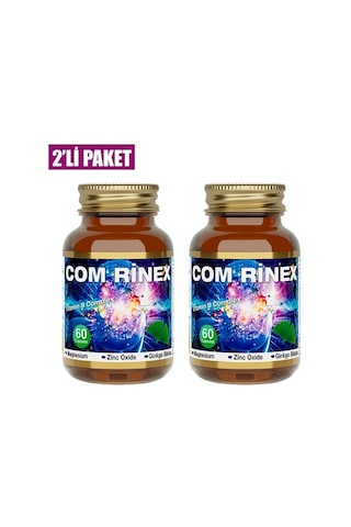 Com Rinex 60 Kapsül | 2 'li Paket Com Rinex 60 Kapsül | 2 'li Paket