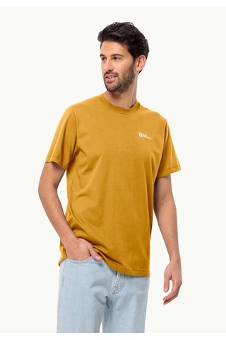 Jack Wolfskin Essential Erkek Outdoor Tişört Hardal Sarı