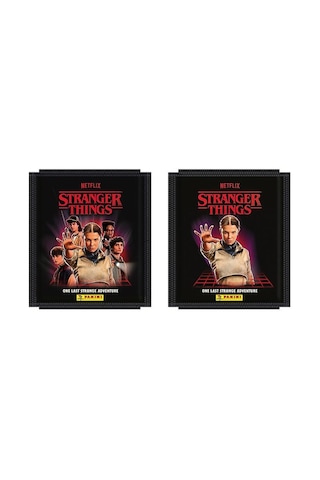Panini Stranger Things Çıkartma Albümü 48 Sayfa 200 Sticker Serisi Posterli Yapıştırma Albüm