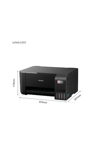 Epson Ecotank L3210 Mürekkep Püskürtmeli Çok Fonksiyonlu Yazıcı