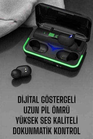 Android Ve İos Uyumlu Bluetooth Bağlantılı Powerbankli Kulaklık