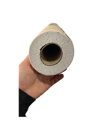 60cm X 280cm 1 Adet Kendinden Yapışkanlı Krem Lambiri Desenli Duvar Paneli Kağıdı Yg002 Krem