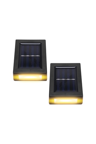 Açık Bahçe Güneş Enerjili Duvar Işıkları Yukarı Ve Aşağı Su Geçirmez Duvar Işıkları, B Siyah