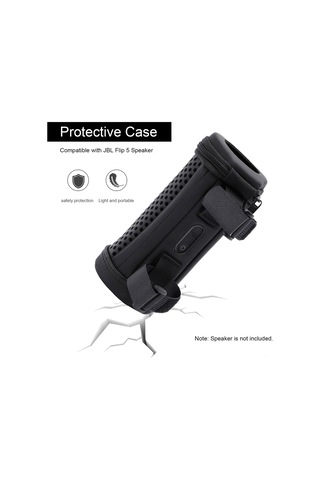 Singree Jbl Flip 5 Taşınabilir Hoparlör İçin Sert Eva Kılıf - Seyahat Çantası Ve Askılık