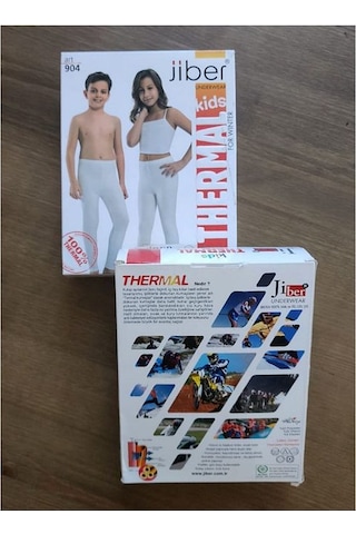 Jiber Kids Termal Ünisex Alt Içlik Çocuk Ekru Jiber Kids Termal Ünisex Alt Içlik Çocuk Ekru