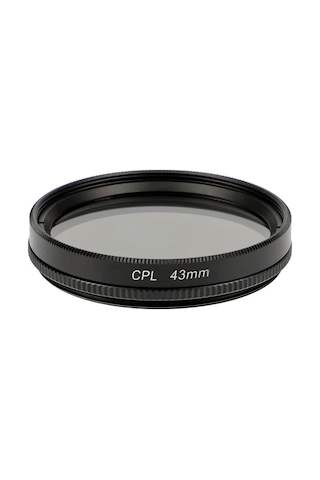 43mm Cpl Polarize Filtre Dairesel Polarizasyon, Yansıma Azaltıcı, Metal Çerçeve