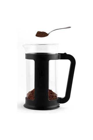 Smart French Press: Yaklaşık 1l Kapasiteli Kahve Hazırlayıcı - Siyah Polipropilen Gövde - Bulaşık Makinesinde Yıkanabilen Borosilikat Cam Sürahi - Paslanmaz Çelik Filtre Sistemi Çok Renkli