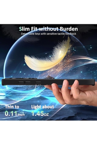 Samsung Uyumlu Galaxy S26 Ultra Kılıf M-safe Şarj Özellikli Şeffaf Transparan Arka Görünüm Renkli Çerçeve M-safe Zore Krom Kapak Siyah