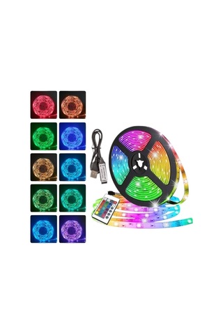 10 Metre Şerit Led Çok Renkli