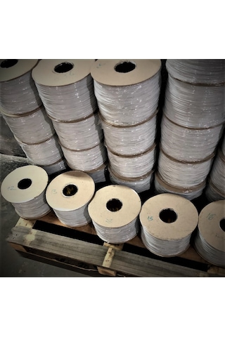 Pvc Kaplı Bağ Teli, Torba Teli, Klips Beyaz 9 Cm'lik/kg