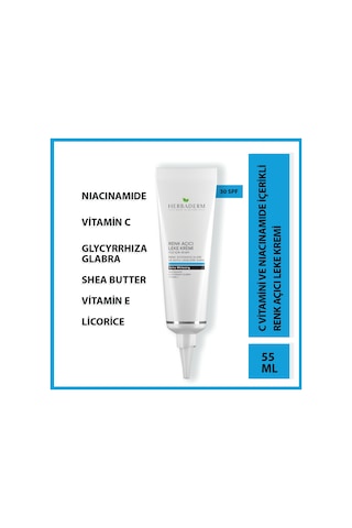 Herbaderm Yüz Beyazlatıcı Krem 60 ML