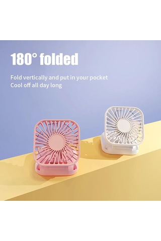 Torima F-05 Mini Fan Tutmalı Şarjlı 3 Kademeli Vantilatör Klima Soğutucu Fan Beyaz