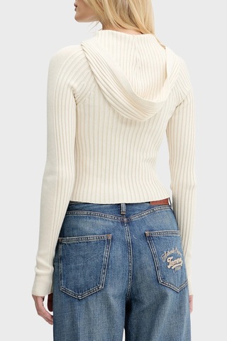 Tommy Jeans Bayan Sweat Dw0dw20974 Ybl Beyaz Beyaz