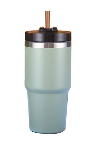 Hangfox 304 Paslanmaz Çelik Isı Saklama Bardak, 20oz, 6-12 Saat Isı/sıcaklık Tutma, Pipetli Kapaklı, Araçta/kahve/su İçimi İçin Uygun