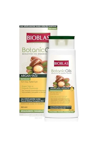 Ayrex Saç Dökülmesine Karşı Bitkisel Şampuan Argan & Zeytinyağı İçerikli, Biocomplex B19, Parlaklık V