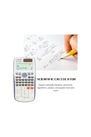 Aubyhe Öğrenci Bilimsel Hesap Makinesi Fx-991es Plus: 417 Fonksiyon, Lcd Ekran, Trigonometri, Matris, Denklem Çözme, Pil Dahil Diğer