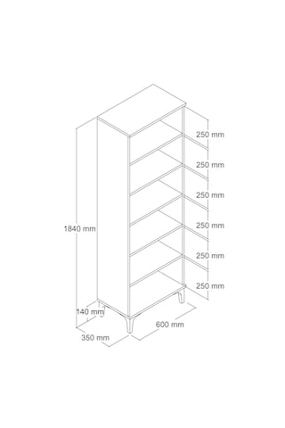Ferniso Mobilya 4 Kapak 6 Bölmeli Ayakkabılık Full Sepet Ceviz