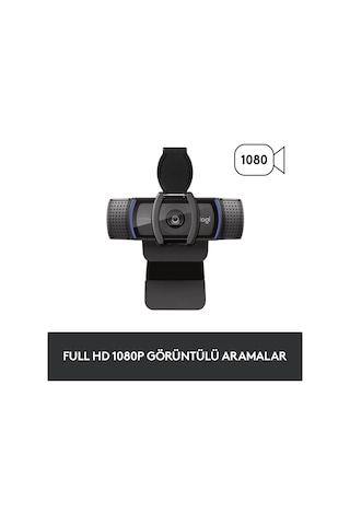 Logitech C920S HD PRO Webcam-SIYAH 960-001252