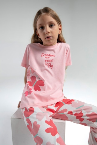 Rolypoly Kız Çocuk Pembe Pijama Takımı Rp3597-c-v2 Pembe