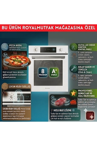 Hoover Leone HO3158W+ HHW6LMX/TK + HDG6C1GWTK Beyaz Ankastre Set