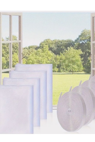Tak Çıkar Sineklik Cırt Bantlı 150x100 Pratik Pencere Sineklik