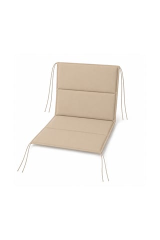 Microcase İple Sabitlemeli Katlanabilir Sırtlıklı Tasarım Kamp Sandalyesi Minderi Piknik Outdoor Balıkçılık 80x40 Cm Al5565 Krem