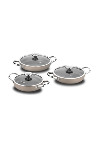 Korkmaz A1356 Zeta 6 Parça Omlet Set Bej