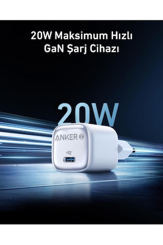 Anker Zolo 20w 1c Şarj Cihazı Beyaz