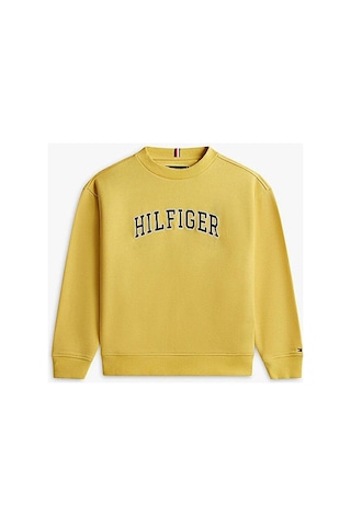 Tommy Hilfiger Erkek Çocuk Sweat Kb0kb10404 Sarı