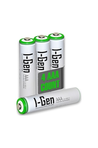 I-Gen B110 4 Adet AAA 650 Mah Şarj Edilebilir İnce Kalem Pil 1.2V Ni-MH Şarjlı Pil