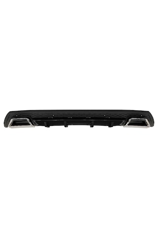 Renault Megane 3 2008-2016 Siyah Krom Kare Egzozlu Difüzör Difizör Mat Siyah