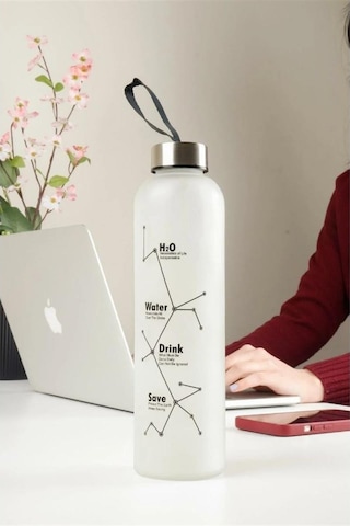 H2o Buzlu Cam Matara 600 Ml 001
