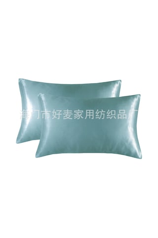 Symbee Halka Satış Mavi Simülasyon İpek Yastık Kılıfı 51x92 Cm 2 Adet - Ev Dekoru İçin Konforlu Ve Dayanıklı Diğer