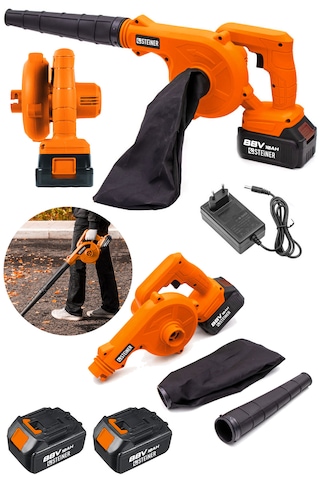 Steiner ST-88V Akülü Hava Körüğü Yaprak Üfleme Makinesi Turuncu