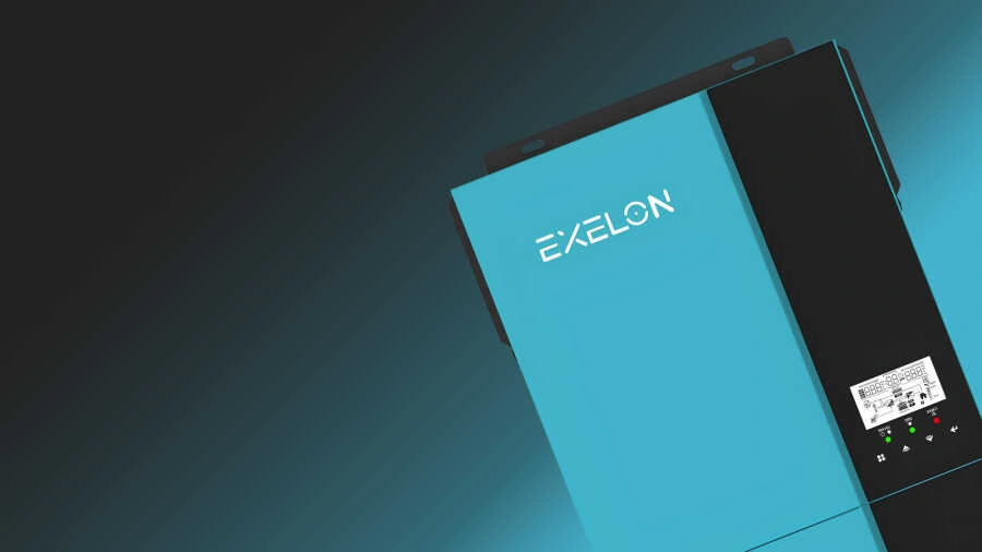 Exelon 1kw 1000w Hv Mppt Akıllı Tam Sinüs İnvertör 40 500v Pv Girişli Solar İnverter