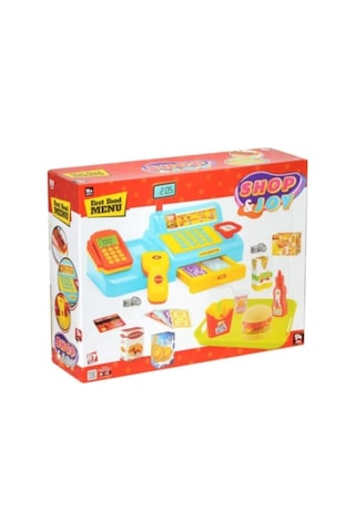 Benim Marketim - Shop-joy Süper Market Yazar Kasası 43 Parça Eğitici Oyun Seti