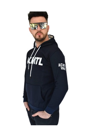 Erkek Lacivert Kapüşonlu Sweatshirt Acmtl Bgl-st02360 001