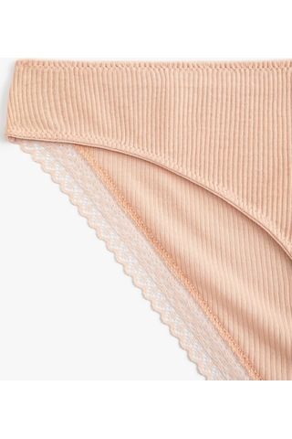 Koton Pamuklu Brief Külot Dantelli Normal Bel Pembe 4slk30148mk 4SLK30148MK278 Gül