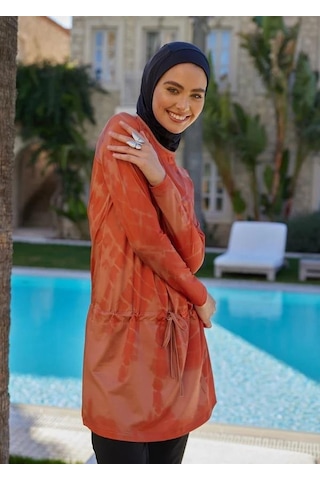 Mayovera Batik Tarçın Tek Üst Mayo 001