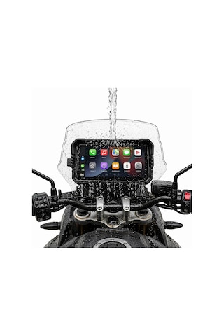 Gp Vovel M-790 6.25 Ekran Ön Arka Kameralı Motosiklet Carplay Multimedya Navigasyon Sistemi 6.2"