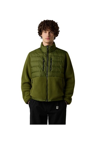 The North Face M Rmst Denali Tek Hybrid Jacket Unisex Outdoor Sweatshirts Nf0a8d0ubrı1 Yeşil Yeşil