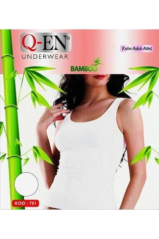 Q-En Bambu Bayan Kalın Askılı Atlet 701