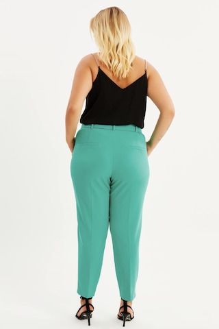 Cep Detaylı Kemerli Klasik Pantolon-1602 Yeşil