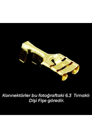 500 Adet 6,3 Kablo Ucu Dişi Fiş Kılıfı Kilitli Tırnaklı PA66